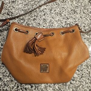 Dooney & Bourke Tan Leather Bucket Women's Shoulder Bag